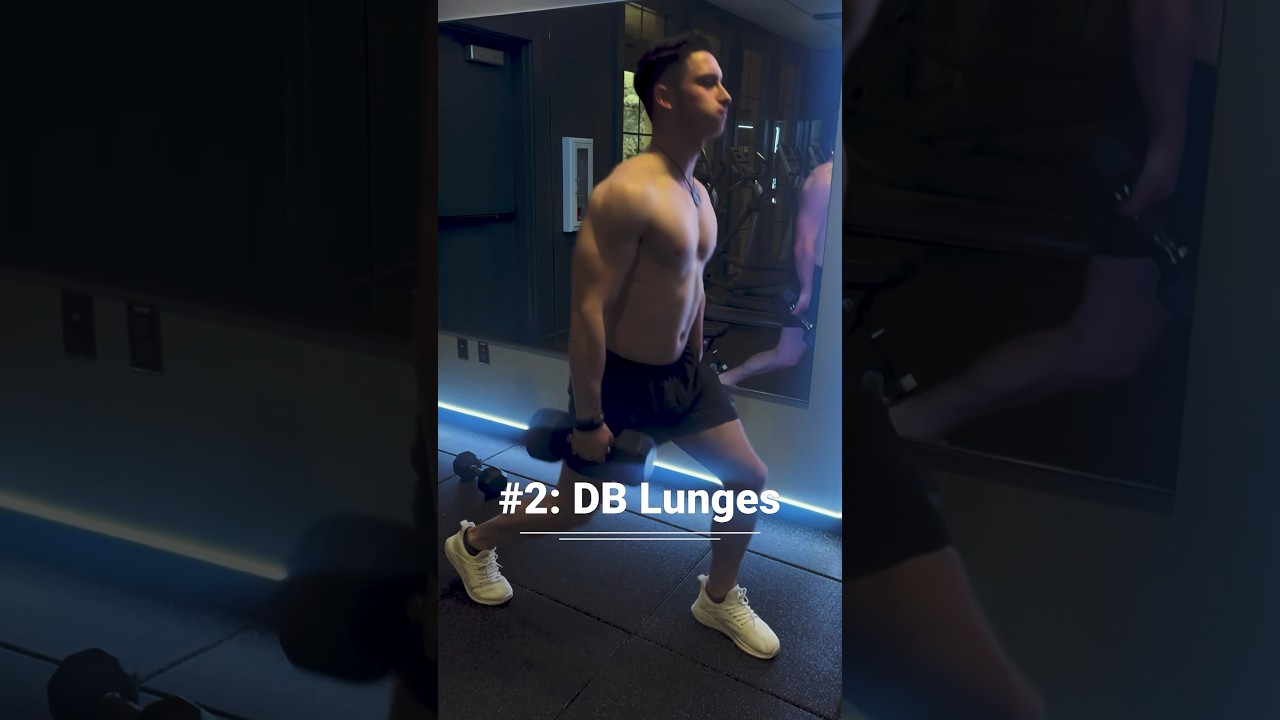 Top 3 Dumbbell Leg Exercises for Powerful Results #gym #fitness # ...