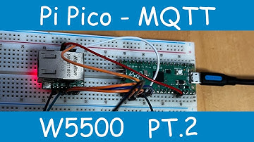 Getting started with Pi Pico and W5500 | Send data from DHT11 sensor using MQTT