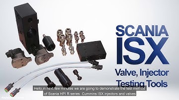 Scania ISX Unit Injector Testing with Dayel Diesel Test Bench