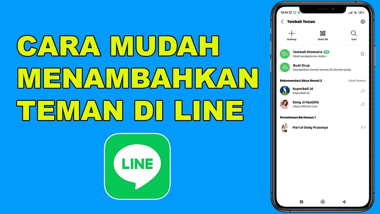 CARA MENAMBAHKAN TEMAN DI LINE | TERBARU DAN MUDAH