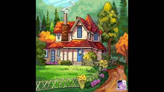 healing coloring game힐링 색칠 게임Jeu de coloriage relaxantヒーリング塗り絵ゲーム治愈涂色游戏 screenshot 1