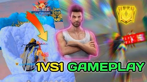 Garena Free Fire 1vs1 Custom Gameplay || Muzakir FF