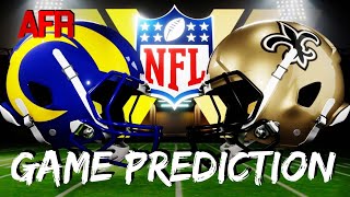 GAME PREDICTION: Los Angeles Rams vs. New Orleans Saints