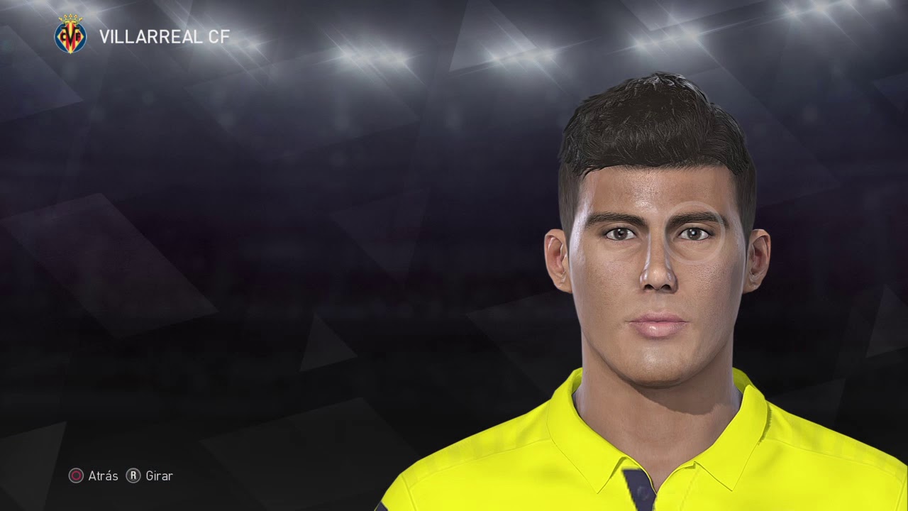 Rodri Hernández face (Villarreal CF) PES 2018 - YouTube