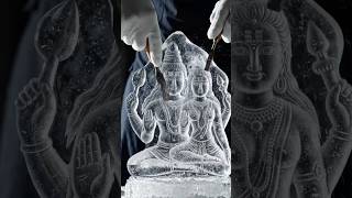 #shivparvati idol with ice#shivparvati#shivling#parvati#viralvideo#viral #youtubeshorts #diy#sanatan