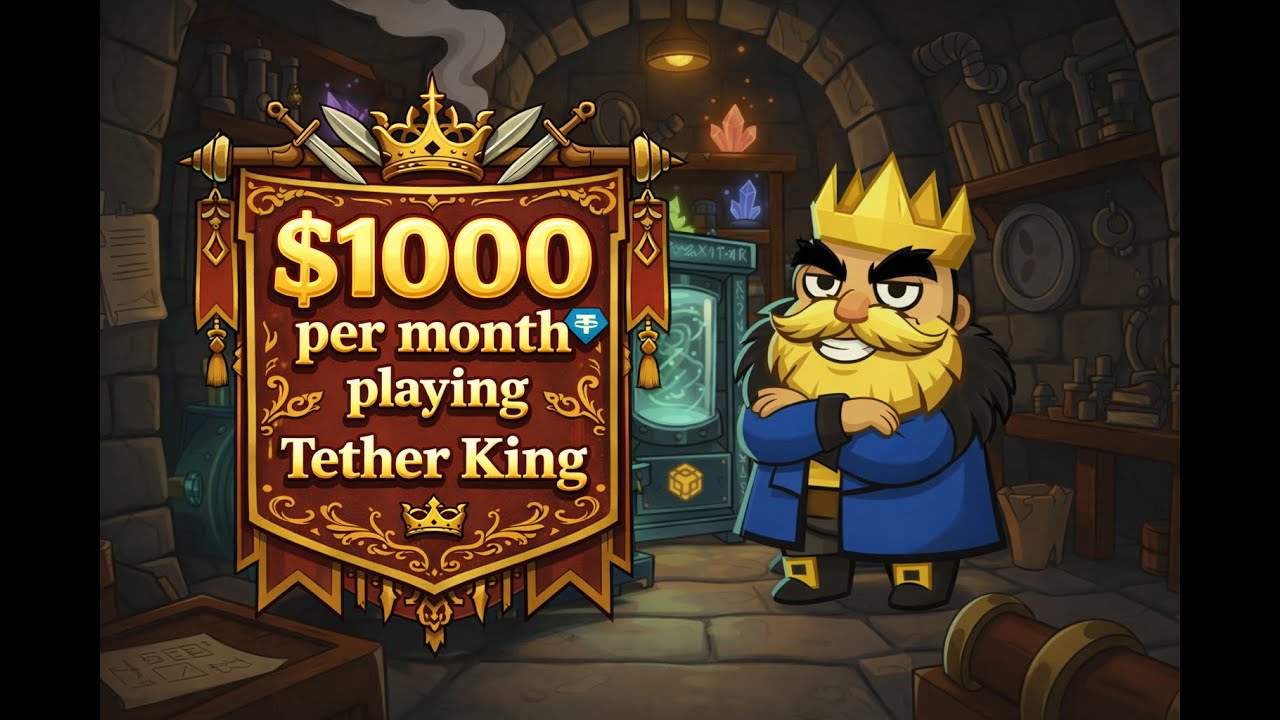 Tether King Game Update | $1000 Per Month Passive Income Hourly In Stablecoins (USDT)