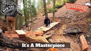 Bridge On Through To The Other Side - Mountain Bike Trail Building At Everstoke