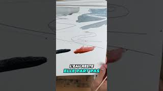 Trop peur que l&#39;eau coule trop à l&#39;aquarelle ?