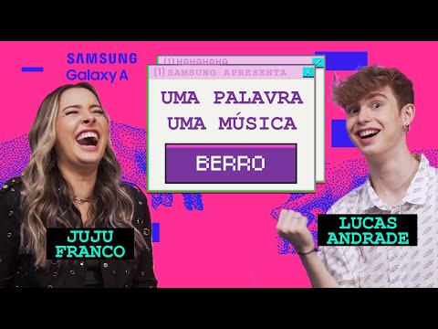 JUJU FRANCO e LUCAS ANDRADE em UMA PALAVRA, UMA MÚSICA no meio do FESTIVAL TEEN 2020!