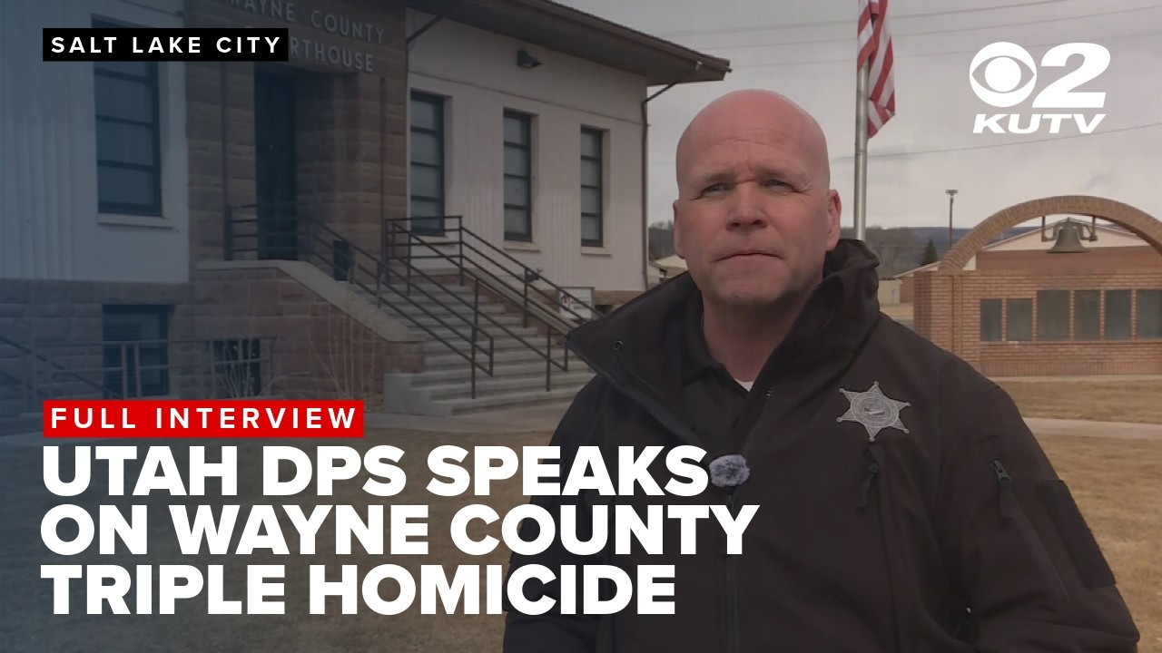 Utah Dept. of Public Safety speaks to KUTV on arrest of 22-year-old suspect in Utah triple homicide