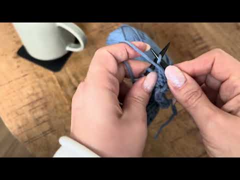 Eastern Style Purl Stitch (Worked Flat) + Tension Control