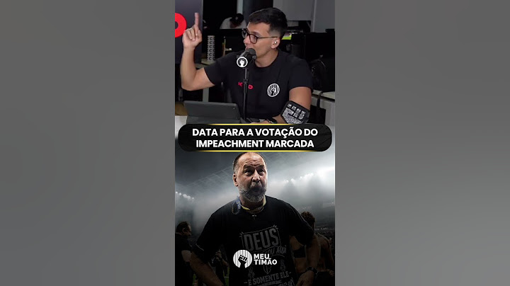 DATA PARA A VOTAÇÃO DO IMPEACHMENT DE AUGUSTO MELO MARCADA