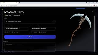 How to transfer ETNA's NFTs from one wallet to another