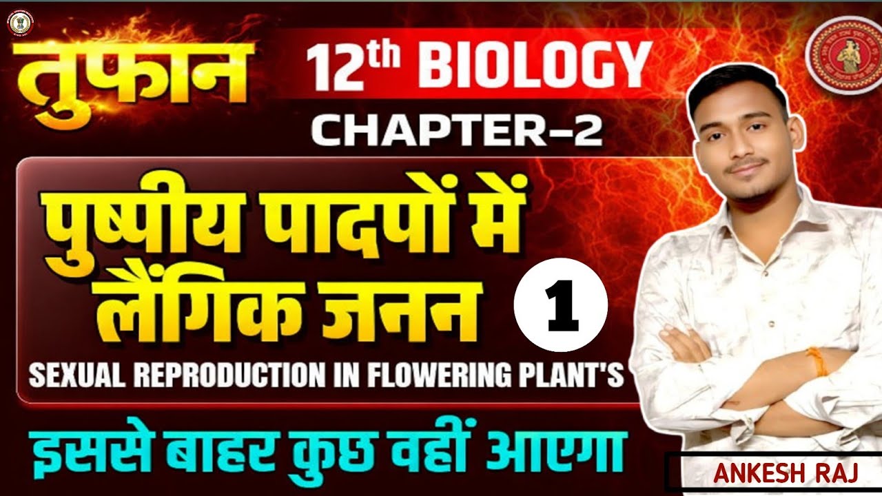 12th chapter -2 (पुष्पीय पादपों में लैंगिक जनन ) class :- 1