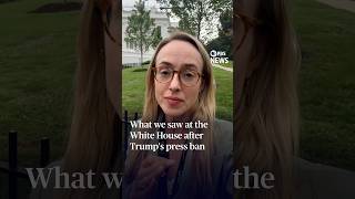 Information What we saw at the White House after Trump's press ban Update