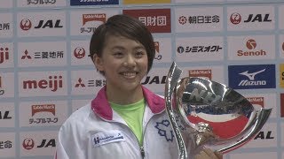村上V2で世界代表候補 女子個人総合のNHK杯