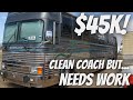 COMPLETE TOUR OF PREVOST COUNTRY COACH FOR SALE $45,000!!!