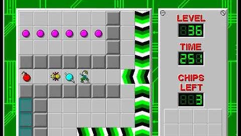 CCLP3 level 36 solution - 222 seconds