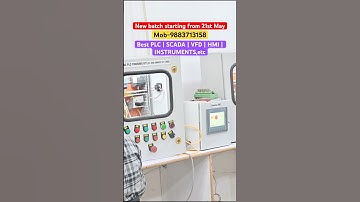 Best plc training institute in India #plc #scada #plctraining #shorts  #electrical #vfd #wiring #hmi