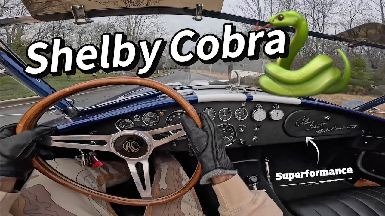 SHELBY COBRA 427 SC MK3 SUPERFORMANCE DRIVER VIEW 4K