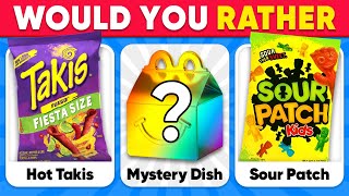 Would You Rather...? MYSTERY Dish Edition 🍔🍟🍭 Junk Food Edition