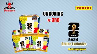 Unboxing Panini Online Exclusive Fifa World Cup 2026 Stickers Part 3
