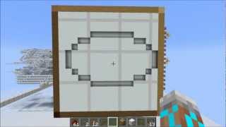 Ellipse and Circle Drawing Using Redstone