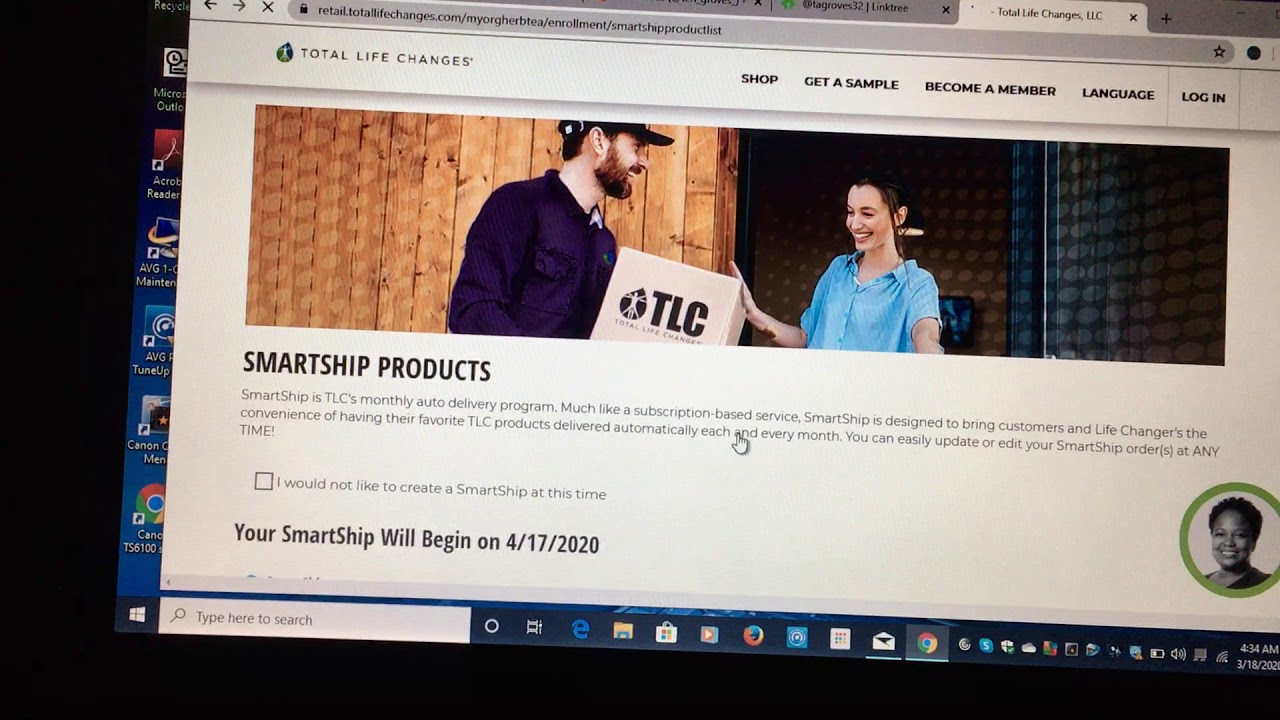 How to sign up as a Life Changer with Total Life Changes for free