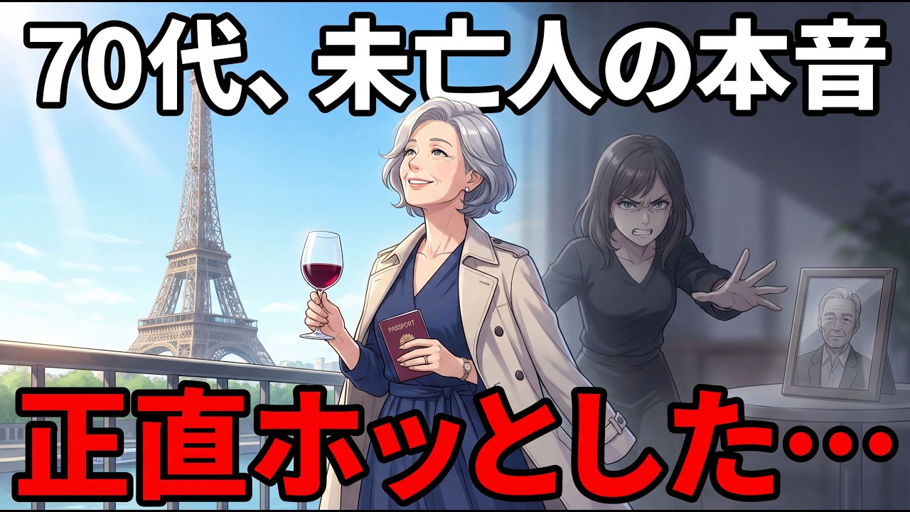 夫が亡くなって正直ホッとした。70代から始まる「本当の自由」と最高のお金の使い方5選