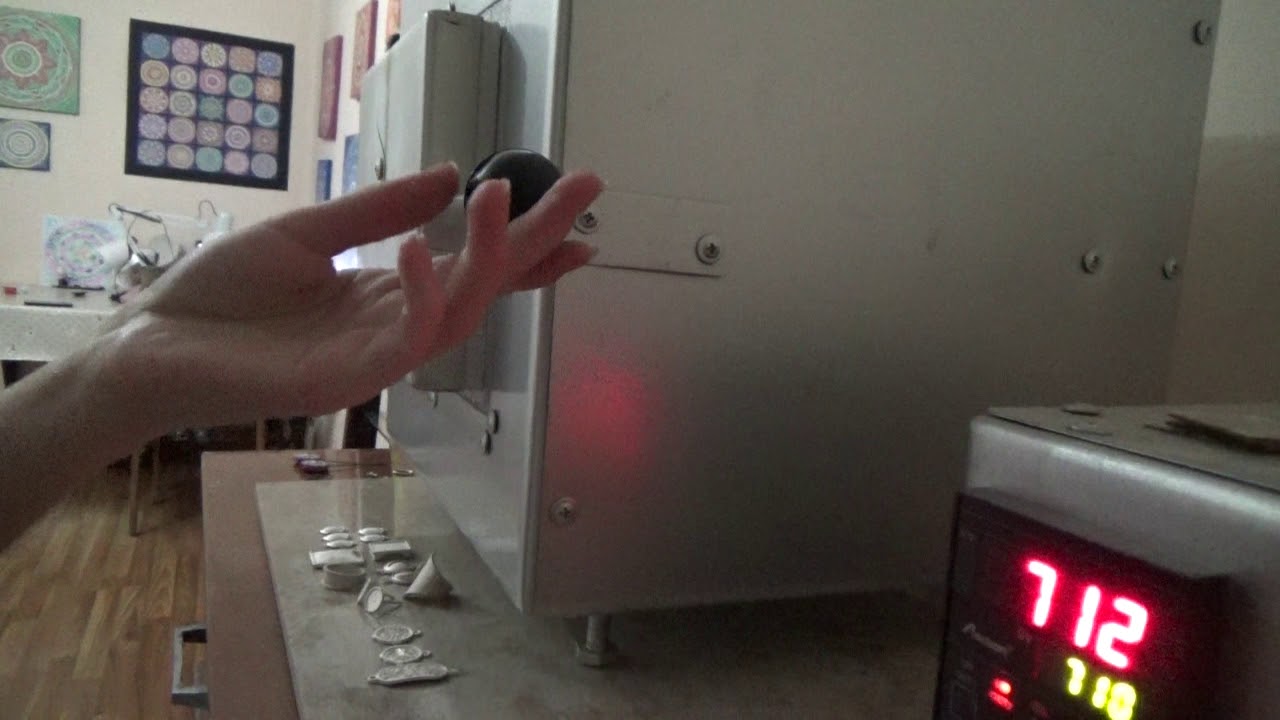 Jewelry making process. Enamel making. YouTube