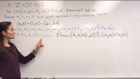 Math Reasoning: Rational Numbers as equivalence classes