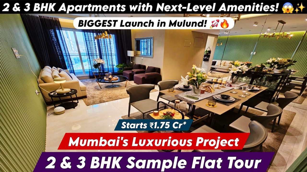 Luxury 2 & 3 BHK Flats Sale ₹1.75 Cr* | New Projects in Mulund West Mumbai for Sale | 📞8800678921