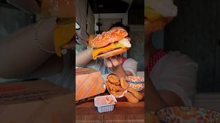 Burger King 🍔 New Whopper Recipe!!#asmrfood #mukbang #whopper #newwhopper #whatIeatinaday