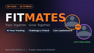 FITMATES - AI-Powered Fitness & Wellness Platform | SIH 2026 (SIH26196) | Team NAVCHETNA 2.0  screenshot 3