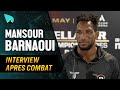 Mansour barnaoui ragit  sa victoire au bellator paris