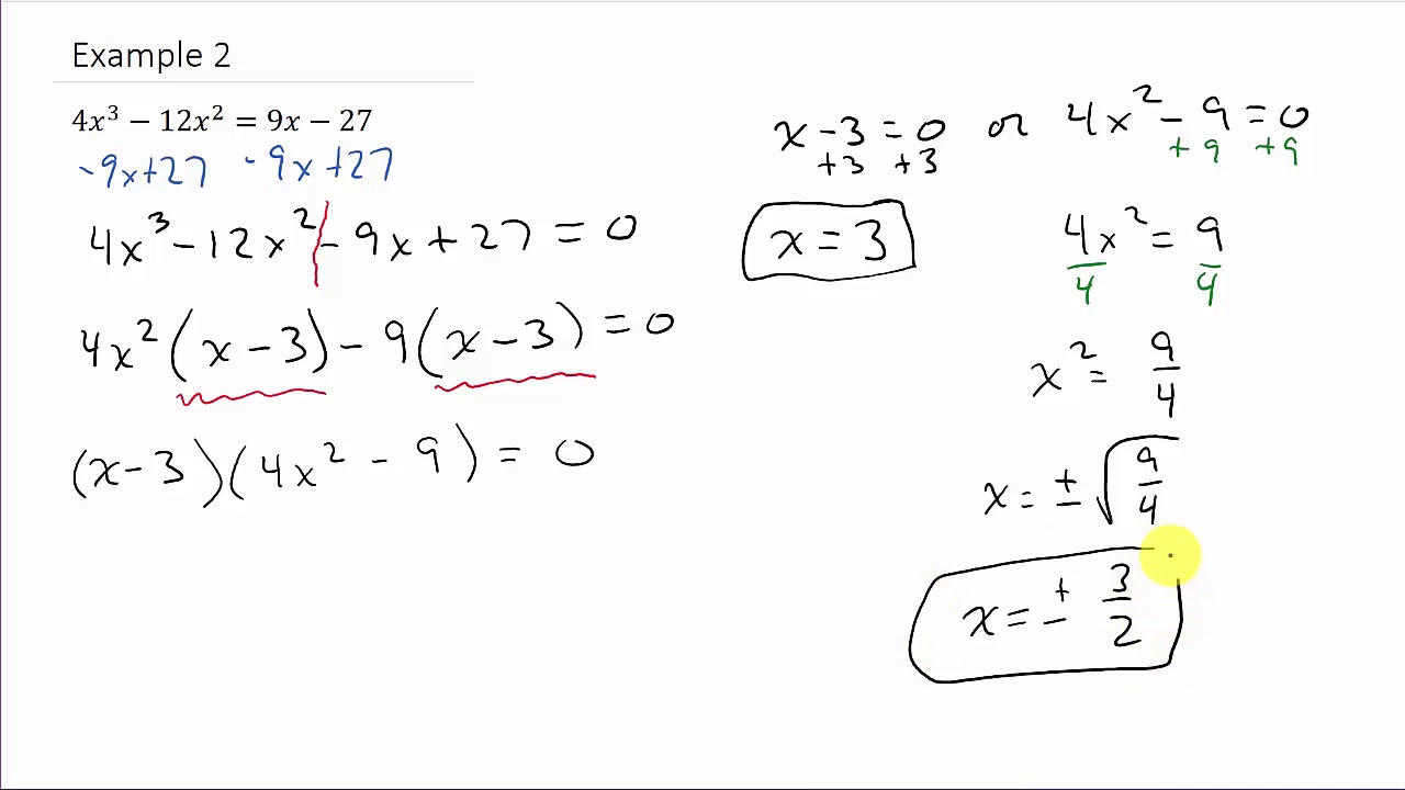 problem solving using polynomial equations