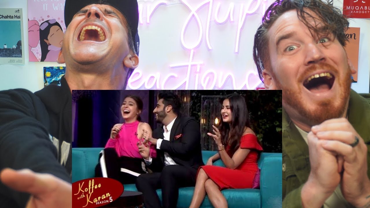 Koffee with Karan GAME ROUND 2! | Anushka Sharma and Katrina Kaif REACTION!!