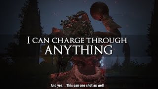 WARCRY on fist weapons gives you INFINITE HYPER ARMOR charge attacks for BIG damage