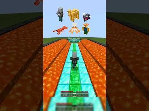 Minecraft Game But Brainrot Lava Challenge #filterchallenge #shorts