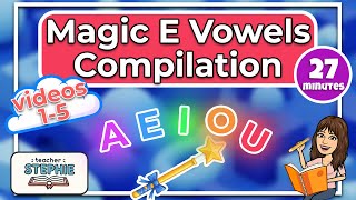 Learn to Read | Magic E Phonics Stories Compilation (Decodable Readers)