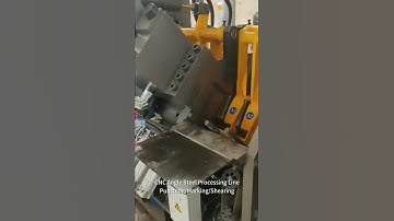 CNC Angle Steel Processing Line Punching Marking Shearing