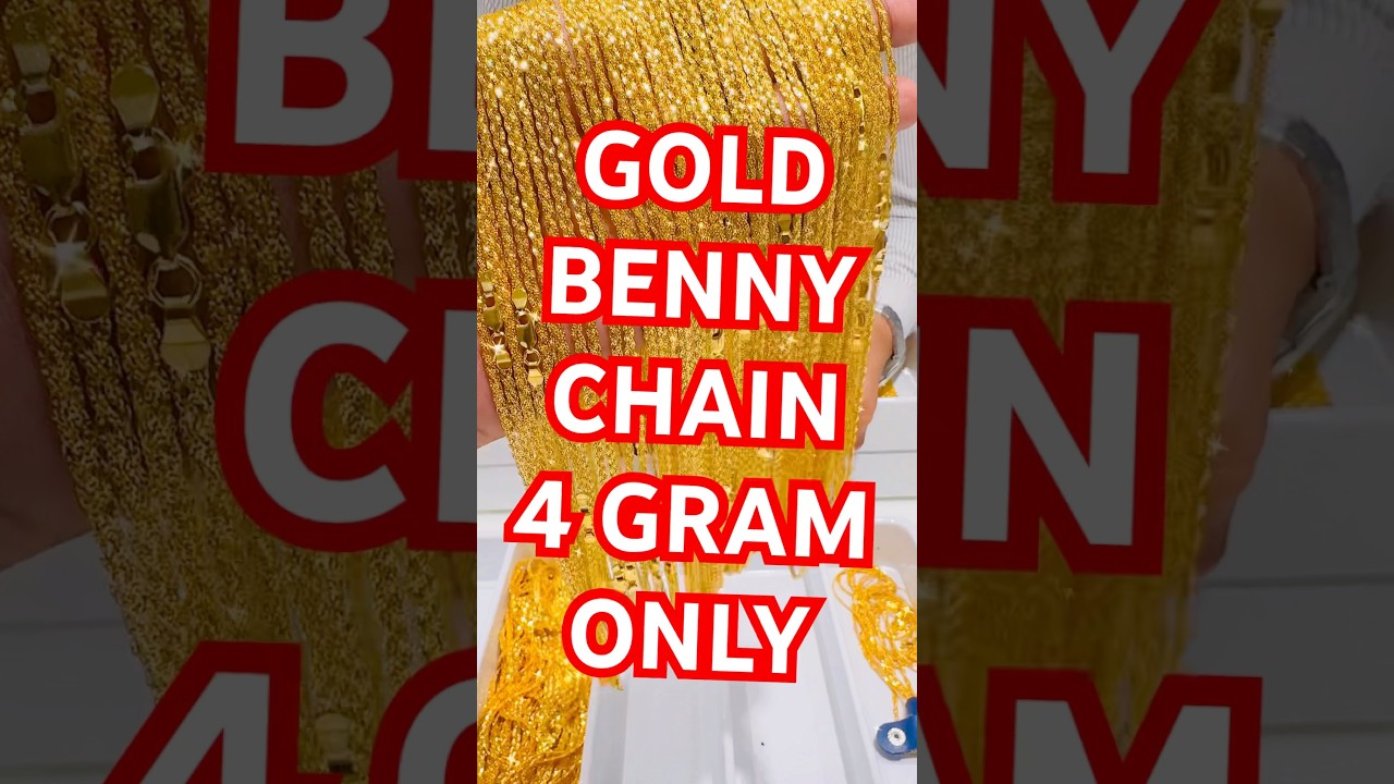 4gram gold benny chain 