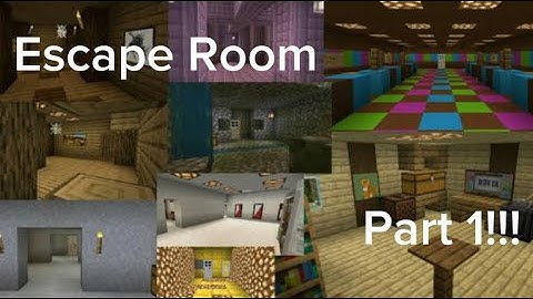 Minecraft Escape Room Custom Map [1]