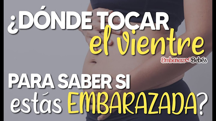 🤔CÓMO saber si ESTOY EMBARAZADA tocándome el OMBLIGO - Síntomas