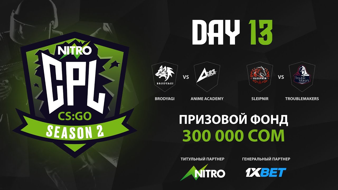 NITRO CPL CS:GO Season 2 | brodyagi vs ANiME- | Sleipnir vs ...