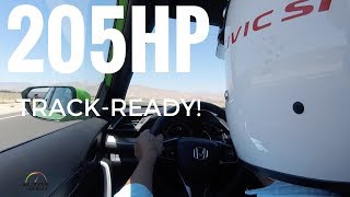 2017 Honda Civic Si 1st. look on the Honda Proving Center, Mojave Desert