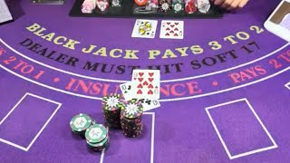 🔥BLACKJACK $20,000 BUY IN: TRYING TO SURVIVE A TOTAL DISASTER🔥