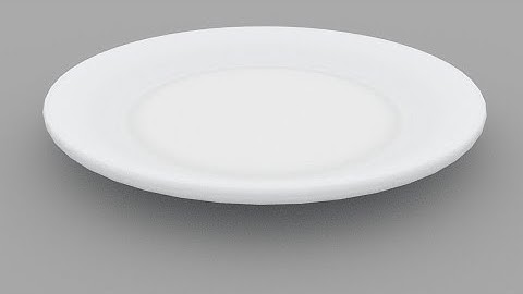 How to make 3d plate in Maya for the beginners 3d modelers | How to create disk in Maya