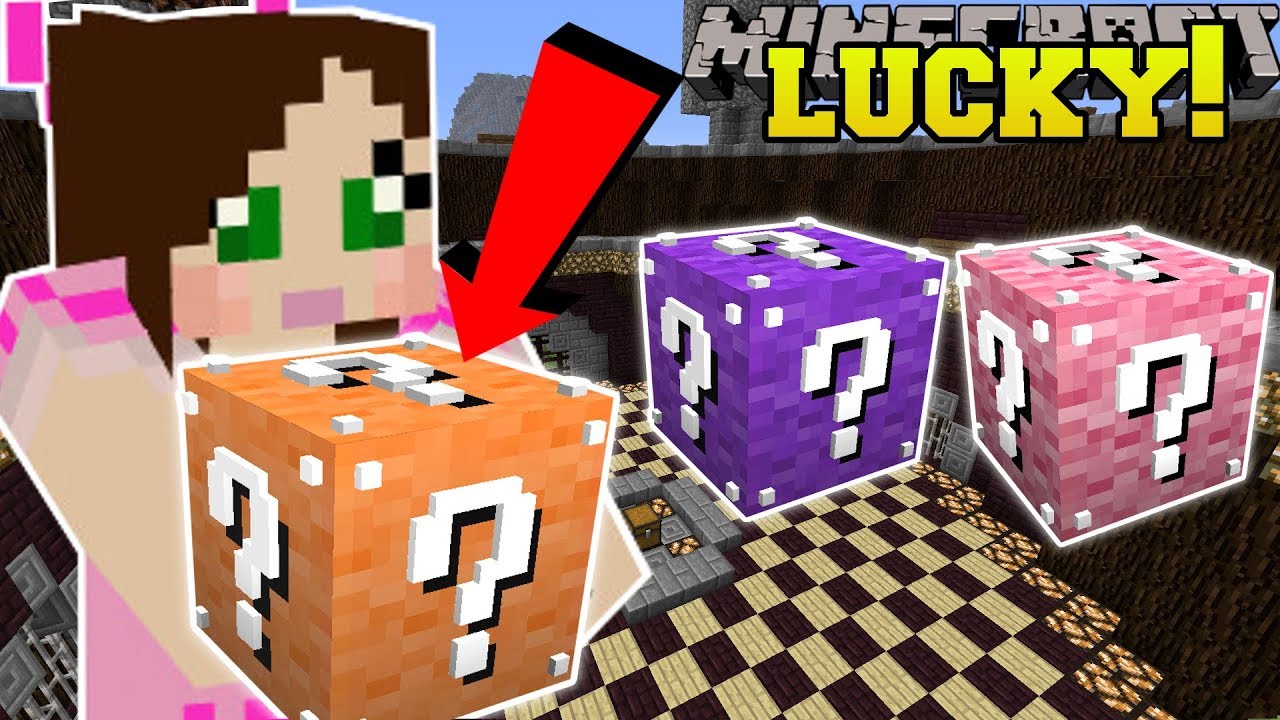 Lucky Block Entity (Addon)(MINECRAFT BEDROCK) Minecraft Mod