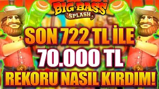 Big Bass Splash | 🐠 Cepte 700 Tl Kala 10X Yakaladim! | +70.000.00 Tl Güncel Rekorum!!